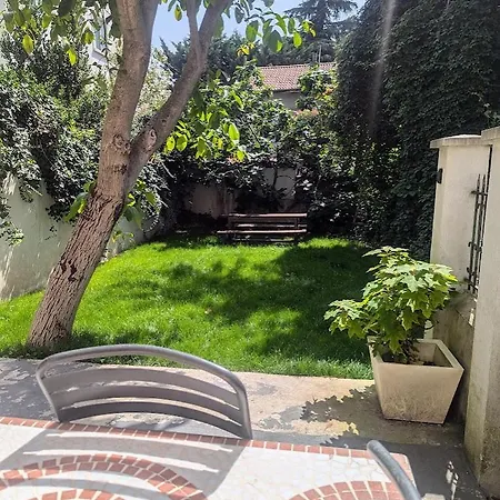 Maison Jardin Et Parking Prive Dans